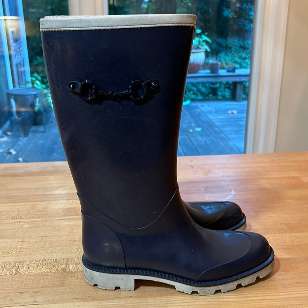 Gucci horse bit rain boot